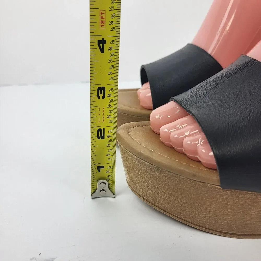 Steve Madden Welsh Black Womens Shoes Sandals